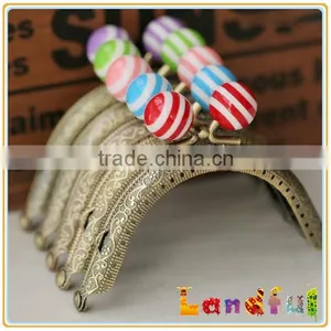 High Quality Colorful Purse Frame Handbag Supplies Metal Purse Frame thumbnail-5