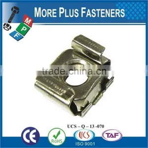 Made in Taiwan Brass Stainless Steel Zinc Plated Cage Nut thumbnail-6