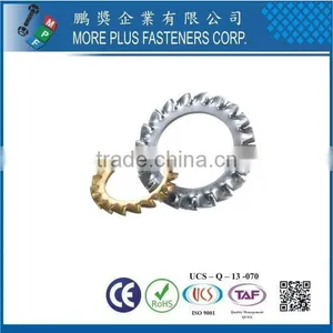 Taiwan Stainless Steel 18-8 Copper Brass Aluminum Tooth Lock Washer Type Of Lock Washers Star Lock Washer thumbnail-2