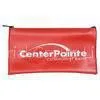 Waterproof Red PVC Zipper Bank Bags , Security Bank Bags for Coins thumbnail-1