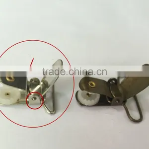 Manufacturer Strong Thick Metal Suspenders Clip With Plastic Teeth Inside thumbnail-5