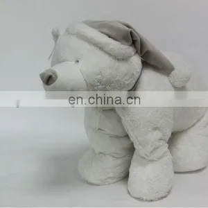 Plush and Stuffed Polar Bear Animal Baby Toys in White Color thumbnail-6