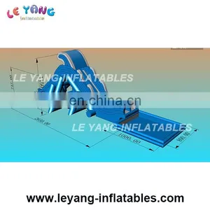 Commercial Grade Giant Slide / Inflatable Water Park Pool With Slide / Outdoor Inflatable Park thumbnail-3