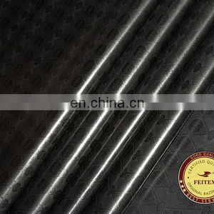 African Black Abaya Fabric For Women and Men Muslin Brocade Fabric in 2017 New Fashion Design thumbnail-3