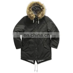 Cheap Wholesale Sports Chinese Bomber Cotton Fleece Jackets Men Custom thumbnail-3