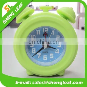Small Alarm Clock Silicone Alarm Clock Snooze Mute Electronic Clock thumbnail-3