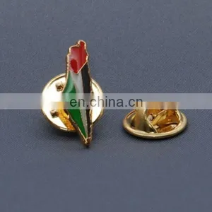 Palestine Country Flag Map Pin Badge thumbnail-1