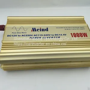 High Quality Pure Sine Wave Built-In Charger DC to AC Continuous 1000W Peak 2000 Watt Power Inverter thumbnail-4