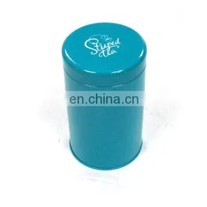 Large Round Tin Tea Can thumbnail-1