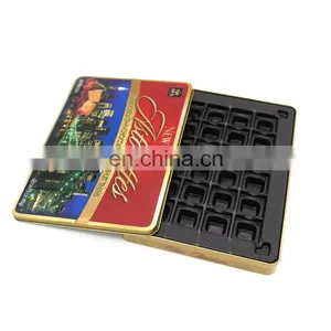 Embossed Empty Valentine Gift Chocolate Tin Box Packaging thumbnail-2