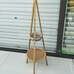 2018 New Triangular Coat Rack, Bamboo Green and Environmentally Friendly. thumbnail-2