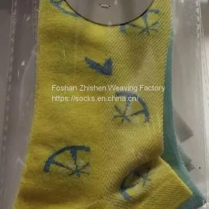 OEM Women Socks, Customize Sports Socks , Jacquard Knitting Cotton Socks thumbnail-4