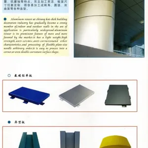 2019 Customized Aluminum Veneer Unique Building External Wall for Landmark Buildings thumbnail-1