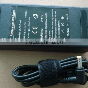 Laptop Ac Adapter 19v 3.68a 70w for Gateway Solo 2200,2550 Series thumbnail-1