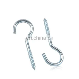 Eye Hook Screw With Shoulder Open Eye Screw Hanging Hook Tapping Screw thumbnail-3