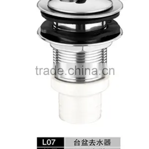 Wholesale Chaoan 201 Stainless Steel Push Down Pop up Sink Basket Strainers Waste Made in China thumbnail-4