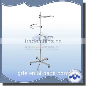 Metal Chrome Flexible Display Rack With Hangers thumbnail-1