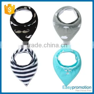 Hot Selling Customize Baby Bandana Drool Bibs Absorbent 100% Cotton Bibs in Amazon USA Quality Choice thumbnail-1