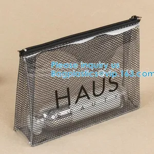 EVA Garment Packing Cosmetic Tote Bags Packaging / Cosmetic Storage Bag Clear Travel Makeup Bag Shoulder Pvc Cosmetic Bags thumbnail-3