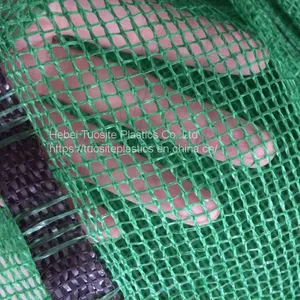 Firewood Packing Mesh Bag For Firewood Plastic Agriculture HDPE Printing Logo Leno Mesh Bags thumbnail-5