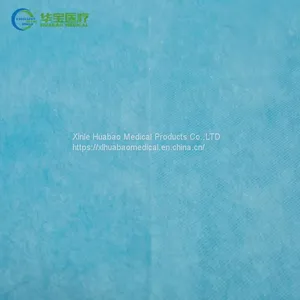 Pe Coated Non Woven Medical Pe Film Isolation Gown Material Coveralls Material thumbnail-5