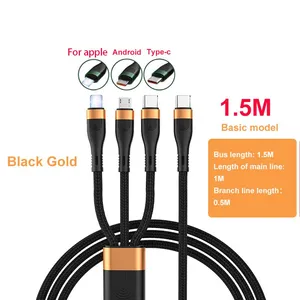 New 180 0.1 Thick Copper Wire Over 6A OD4.0 Data Cable 66W Super Fast Charging Phone Data Cable For Apple Android Type-C thumbnail-4