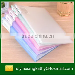 Waterproof PP Custom Design Soft Cover Clear Display Book thumbnail-1