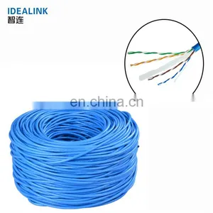Factory Price 8 Cores 305M UTP Cat 7 Ethernet Cable Roll Bare Copper Cat 7 thumbnail-2
