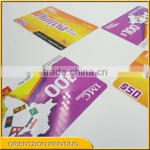 Professional Quality Plastic Pvc Scratch Calling Card With Scratch Panel thumbnail-3