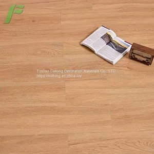 Guangdong Wholesale Sheet Stone Plastic Floor Tile Waterproof Flame Retardant Plastic Floor Wood I-spelling Installation SPC Floor thumbnail-1