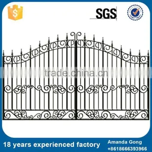 Top Quality Antique Steel Main Gate Design For Factory Home thumbnail-6