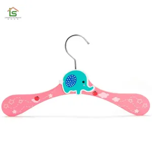 Wooden Baby Kids Clothes Hanger thumbnail-5
