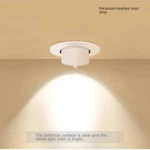 LED Elephant Trunk Light Hole Shooting COB Tube Light Embedded Ceiling Light 360 ° 40w20w30w thumbnail-1