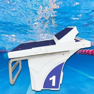 PIKES Pool Departure Platform Standard Starting Block Custom Color Logo Stainless Steel Pool Platform thumbnail-5