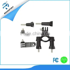 Sport Camera Stents and Screw,Motorbike Roll Bar Mount, With Three-way Adjustable Pivot Arm, for Diameter 3.5-6.35CM thumbnail-1
