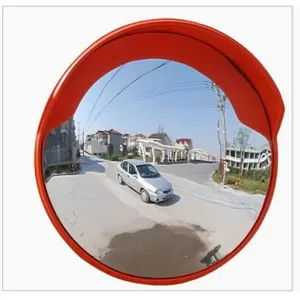 30 45 60 80 100cm Roadway Traffic Safety Stainless Steel Road Convex Mirror thumbnail-3