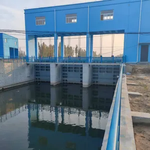 Stainless Steel Square Sluice Gate | 3-Side Seal Penstock & Wall Mounted Slide Gate for Hydraulic Dam Systems | Water Control thumbnail-3