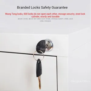 Card File Cabinet White CF-5000 | Silent Ball Bearing Rails | 35KG Load Capacity | Wangtong Lock Security | Law Office Use thumbnail-5