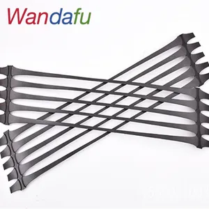 Wandafu Polypropylene Geogrid Fence Mining Reinforcement Pp Plastic Mesh Unidirectional Geogrid thumbnail-1