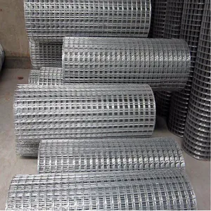 Galvanized+PVC Coated Welded Wire Mesh Rolls - Square Hole Design thumbnail-4