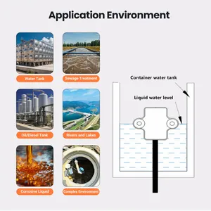Small Non-contact Liquid Level Sensor XKC-Y23A High and Low Water Level Warning Reminder Liquid Level Gauge Water Level Sensor thumbnail-1