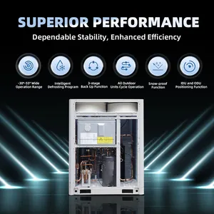 Inverter Central Air Conditioning Outdoor Unit Cassette/duct/wall Mount Fan Coil 10-28kw R32/r410a Air Conditioner Vrf thumbnail-4