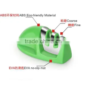 Factory Price Many Color for Choice Two Stages Kitchen Knife Sharpener for Sale Quality Choice thumbnail-4