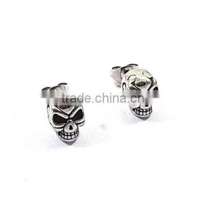 Fashion Earring Designs New Model Earrings Skull Punk Earrings thumbnail-2