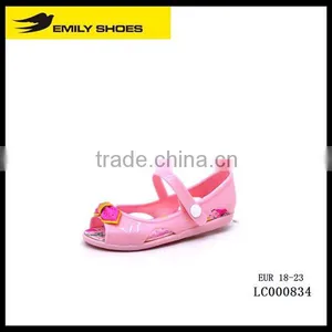 Kid's Pink Jelly Shoe thumbnail-1