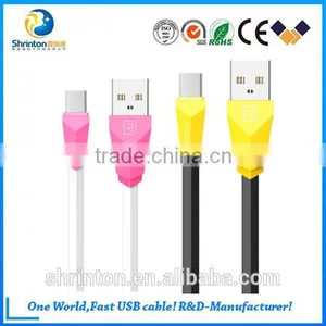 REMAX ALIENS Micro USB Charging Data Sync Cable for Android With FCC CE Rohs Approval thumbnail-1