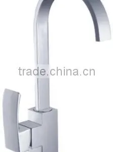 SSTHD6006 Kitchen Sink Brass Chroming Flat Faucet thumbnail-2