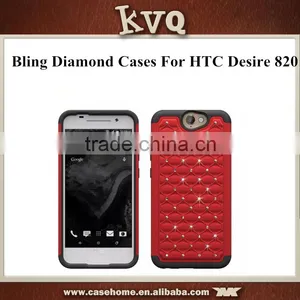 High Quality Shockproof Silicon+tpu Mobile Phone Back Cover Case for HTC Desire 820 thumbnail-1