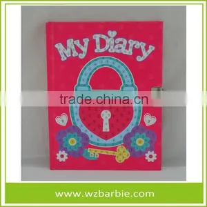Customer Hardcover Dary Paper Notebook With Lock thumbnail-3