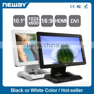 10.1" 1024*600 Resolution AV Input LED Backlight DC12V Resistive Touch LCD Screen thumbnail-1